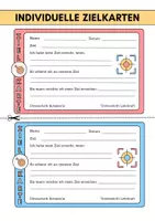 Vorschau - Anderer Materialtyp - Individuelle Zielkarten – Persönliche Lernziele sichtbar machen - Deckblatt