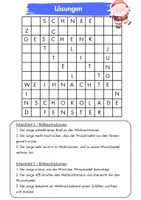 Vorschau - Arbeitsblätter - Bildergeschichte zu Weihnachten Klasse 5 + Lösungen - Seite 2