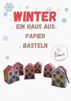 Vorschau - Mal- und Bastelvorlagen - Bastelvorlage „Ein Haus aus Papier“ - Deckblatt