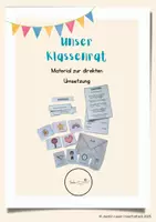 Vorschau - Anderer Materialtyp - Klassenrat - Materialpaket Grundschule Demokratie Konfliktlösung - Deckblatt