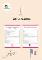 Vorschau - Arbeitsblätter - La négation Überblick & Übungen (Französisch, ab Klasse 6) - Deckblatt