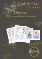 Vorschau - Unterrichtsreihen - Samichlaus/Nikolaus Mini Lesespur - Deckblatt