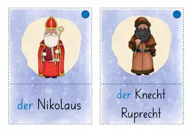 Vorschau - Unterrichtsreihen - Materialpaket Wortschatz Weihnachten DaZ Unterricht - Seite 1
