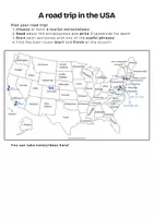 Vorschau - Arbeitsblätter - A road trip in the USA - Seite 1
