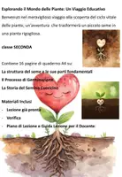 anteprima - Esercizi - SCIENZE LE PIANTE - Classe 2^ Le piante Parte Prima - Pagina di copertina