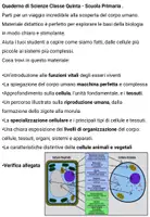 anteprima - Esercizi - Quaderno Scienze_ClQuinta_Parte1 Il corpo Umano_LaCellula - Pagina di copertina