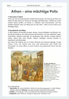 Vorschau - Arbeitsblätter - Athen - eine mächtige Polis - Seite 1