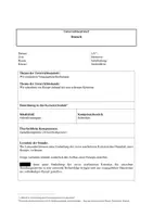 Vorschau - Stundenentwürfe - Unterrichtsentwurf Vorgangsbeschreibung (Rezept) 3. Klasse - Deckblatt