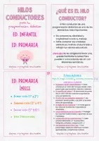Vista previa - Tarjetas / Manipulativos - HILOS CONDUCTORES PROGRAMACIÓN PRIMARIA E INFANTIL - página 1