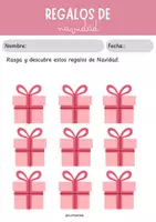 Vista previa - Juegos / Gamificación - Rasga y descubre los regalos de Navidad - página 1