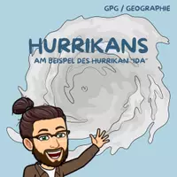 Vorschau - Arbeitsblätter - Hurrikans - am Beispiel des Hurrikan "Ida" - Deckblatt