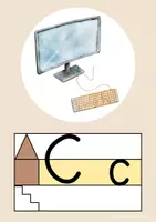 Vorschau - Merkblätter - Aushang Buchstaben in beige, blau und grün - Seite 3