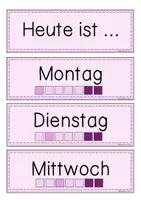Vorschau - Bildkarten - Tagestransparenz Tag, Wetter, Jahreszeit - Seite 1