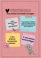 Vorschau - Arbeitsblätter - Konfliktlösung im Klassenzimmer - Seite 1