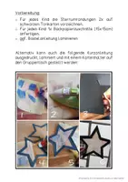 Vorschau - Mal- und Bastelvorlagen - Bastelanleitung (Weihnachten) - Stern fürs Fenster - Seite 2