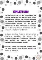 Vorschau - Stationenlernen - Herbstmandala - Seite 1