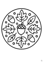 Vorschau - Stationenlernen - Herbstmandala - Seite 2