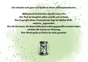 Vorschau - Bildkarten - Affirmationskarten Konzentration - Seite 1
