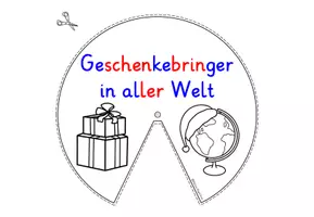 Vorschau - Mal- und Bastelvorlagen - Weihnachten in aller Welt DREHSCHEIBE – Geschenkebringer weltweit - Seite 2
