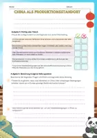 Vorschau - Arbeitsblätter - Handyproduktion: China als Produktionsstandort - Seite 3