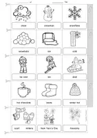 anteprima - Esercizi - English - Winter - picture dictionary - Pagina 2