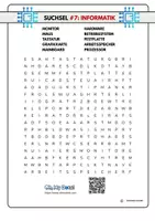 Vorschau - Arbeitsblätter - Suchsel #7 Informatik - Seite 1