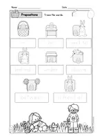 anteprima - Esercizi - Englisch - Easter prepositions (Bundle: flashcards and worksheets) - Pagina 2
