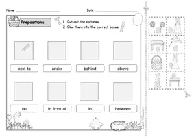 anteprima - Esercizi - Englisch - Easter prepositions (Bundle: flashcards and worksheets) - Pagina 3