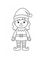 Vorschau - Mal- und Bastelvorlagen - Weihnachts Wichtel und Wichtelin - Winterzeit - editierbare Datei - Seite 2