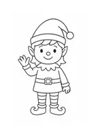 Vorschau - Mal- und Bastelvorlagen - Weihnachts Wichtel und Wichtelin - Winterzeit - editierbare Datei - Seite 3