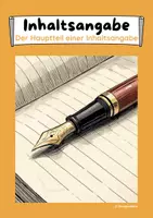Vorschau - Arbeitsblätter - Den Hauptteil einer Inhaltsangabe schreiben - Deckblatt