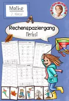 Vorschau - Arbeitsblätter - Rechenspaziergang Herbst | Kopfrechnen ZR 1000 Klasse 3-4 - Deckblatt