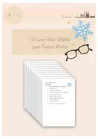 Vorschau - Arbeitsblätter - 10 Lese-Mal-Blätter Winter - Deckblatt