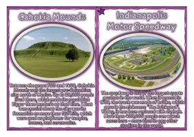 Vorschau - Arbeitsblätter - Fact Cards -THE MIDWEST (quiz, map, worksheets, fact file, presentation, 3-fach differenziert) - Seite 2