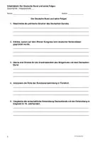 Vorschau - Arbeitsblätter - Der Deutsche Bund und seine Folgen - Arbeitsblätter zum Deutschen Bund - Seite 1