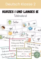 Vorschau - Fördermaterial/Inklusion - Tafelmaterial ie oder i - Merkplakate und Wortbildkarten - Deckblatt
