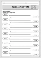 Vorschau - Arbeitsblätter - Telling the time Klasse 4-5 Englisch - Seite 3