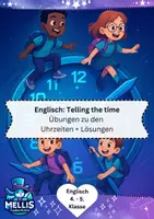 Vorschau - Arbeitsblätter - Telling the time Klasse 4-5 Englisch - Deckblatt
