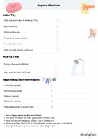 Vorschau - Arbeitsblätter - Hygiene-Checkliste für Schülerinnen und Schüler - Seite 1