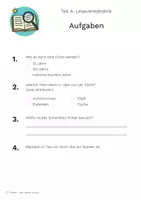 Vorschau - Arbeitsblätter - Kompass 4 Deutsch Übungsarbeit - kurze Texte - Seite 2