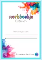 Voorbeeld - Juf Larissa - Werkboekje breuken - Voorblad