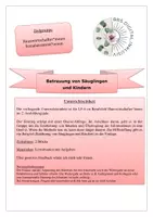 Vorschau - Unterrichtsreihen - Unterrichtseinheit Betreuung von Säuglingen und Kindern - Seite 3