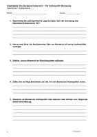 Vorschau - Arbeitsblätter - Die Außenpoliltik Bismarcks - Arbeitsblätter zum Deutschen Kaierreich - Seite 1