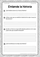 Vista previa - Hojas de trabajo - Lectura comprensiva para 1º de Primaria - página 2