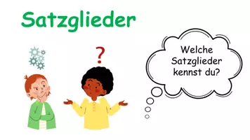 Vorschau - Stundenentwürfe - Satzglieder: Arbeitsheft, Probearbeit, Präsentation - ganze Unterrichtseinheit - Materialpaket (Subjekt, Prädikat, Objekt, Angaben) - Seite 1