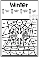 Vorschau - Arbeitsblätter - Lesen und Malen - "Winter" I Kl. 1-4 - Seite 3