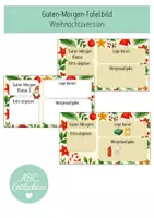 Vorschau - Präsentationen/Tafelbilder - Tafelbild Weihnachten (Begrüßung Classroom Management) - Deckblatt