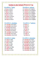 Vorschau - Arbeitsblätter - Verben konjugieren (Verben in der Schule) - Seite 2