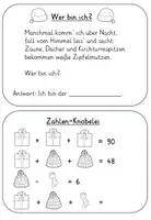 Vorschau - Arbeitsblätter - Knobel-Adventskalender - 24 Rätsel - Seite 2