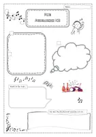 Vorschau - Arbeitsblätter - Steckbrief "Lieblingslied" - Deckblatt